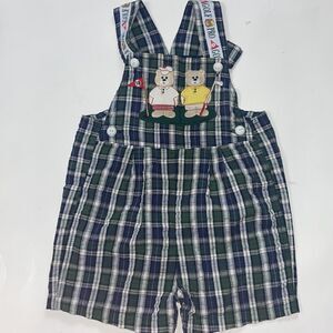 Vintage b.t.kid’s Overall Baby Boy Stripes Size 12m